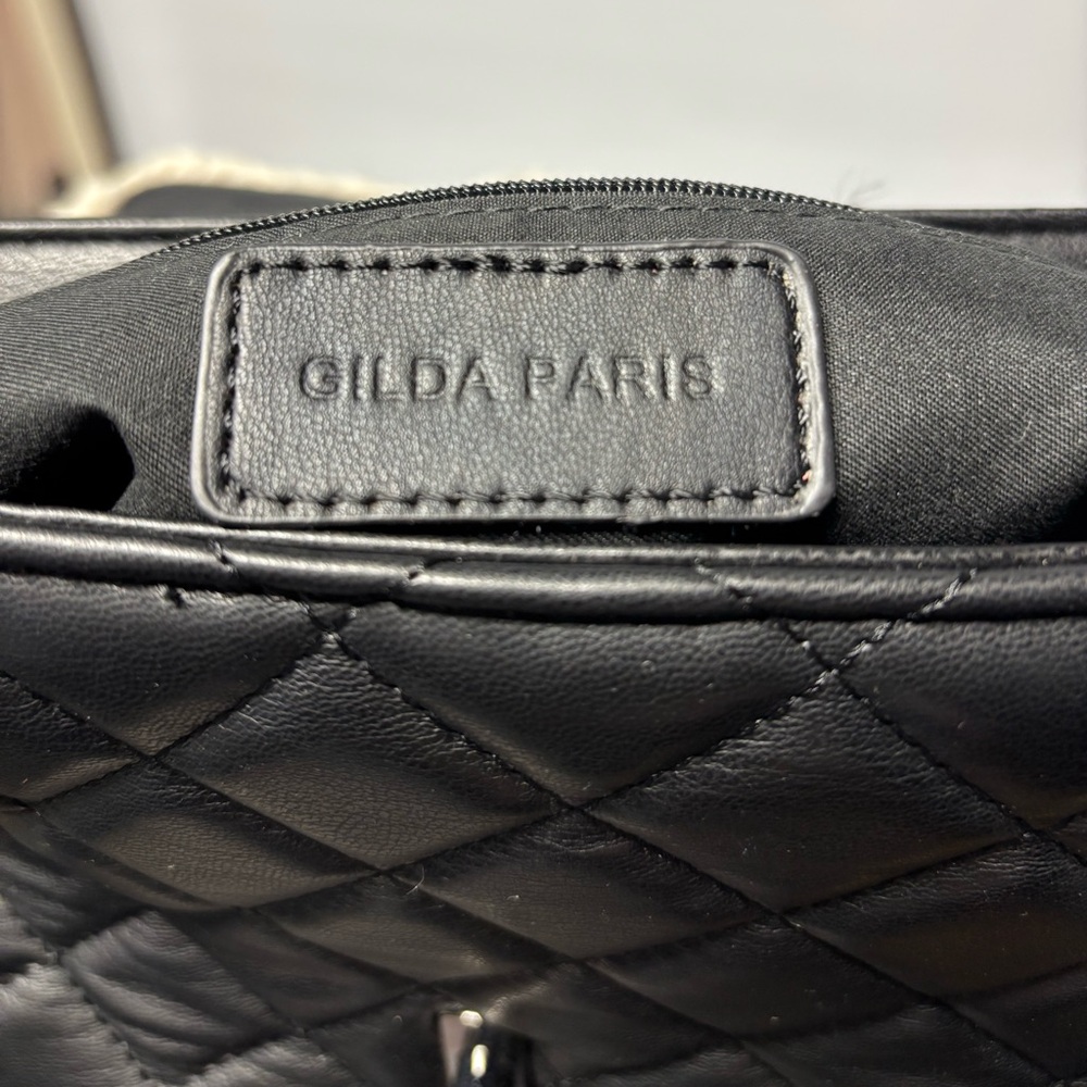 ✨Gilda Paris Quilted Fur Baguette Bag - Picture 9 of 9